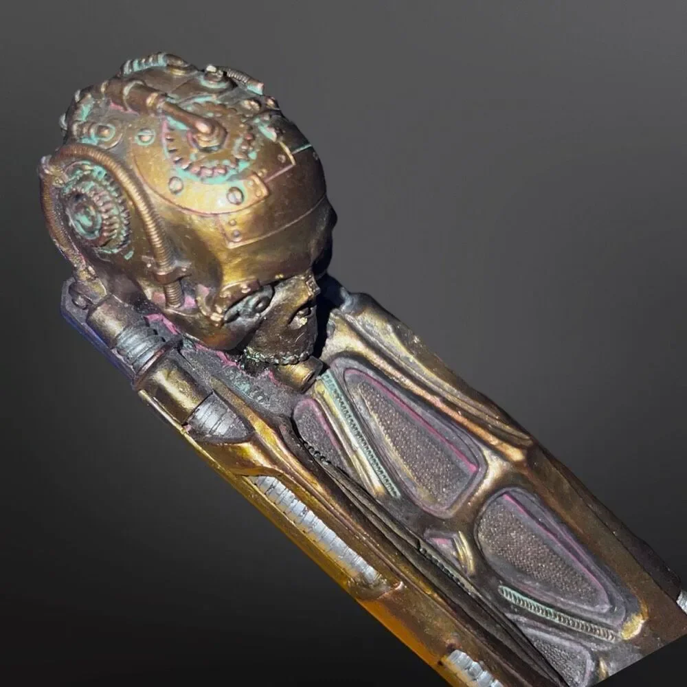 Steampunk Aged Copper Tone Incense Holder